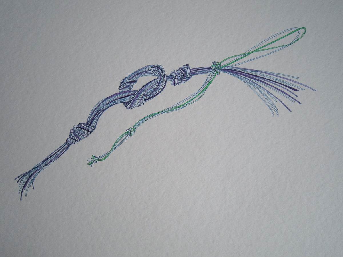 Purple and Green Knots
