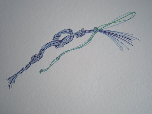 Purple and Green Knots