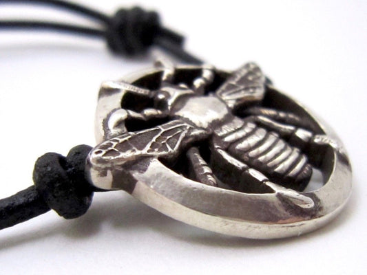 Adjustable Honey Bee Bracelet - Amanda Schoppel Art & Wax Carving