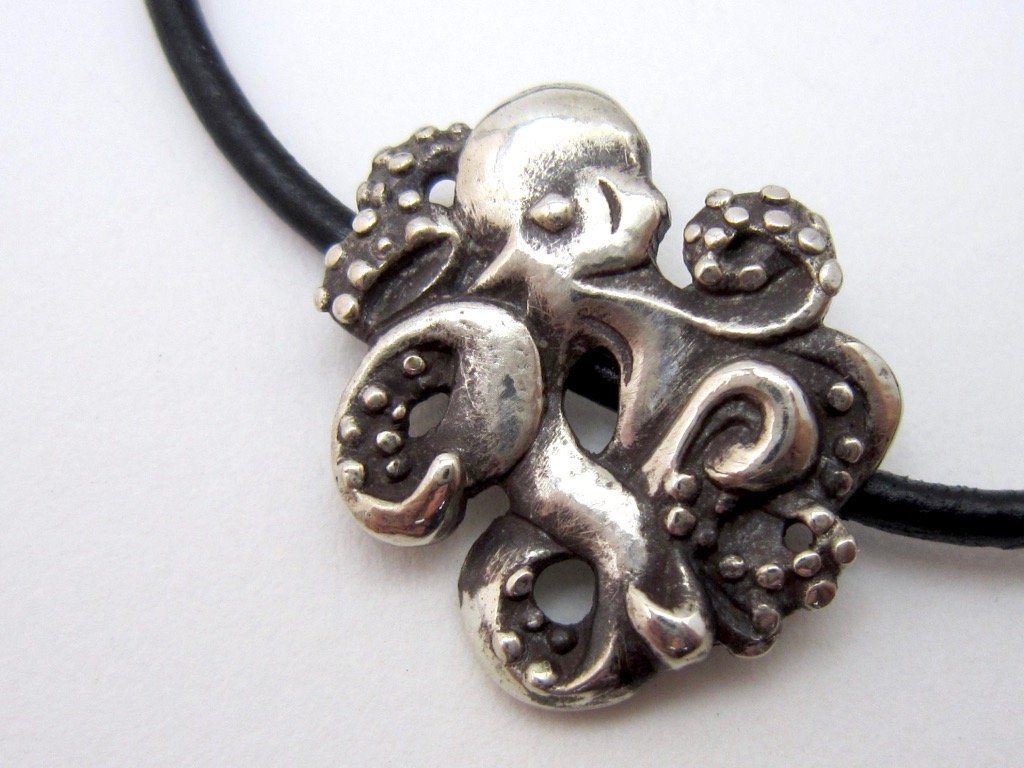 Adjustable Octopus Bracelet - Amanda Schoppel Art & Wax Carving