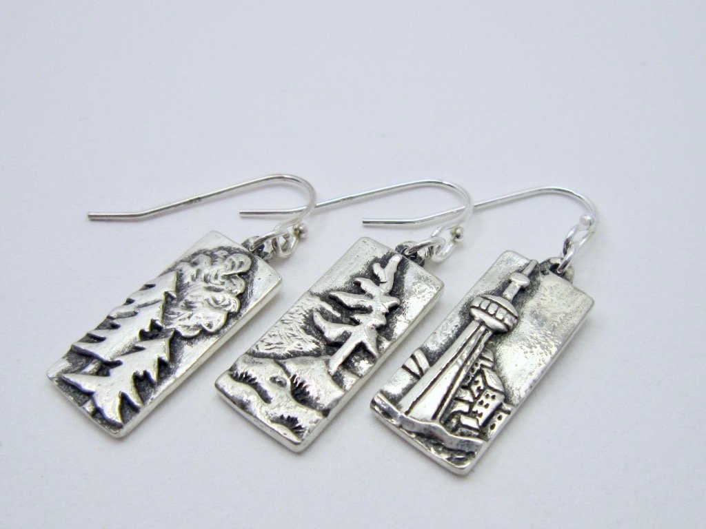 Oh Canada! Mix and Match earrings - Amanda Schoppel Art & Wax Carving