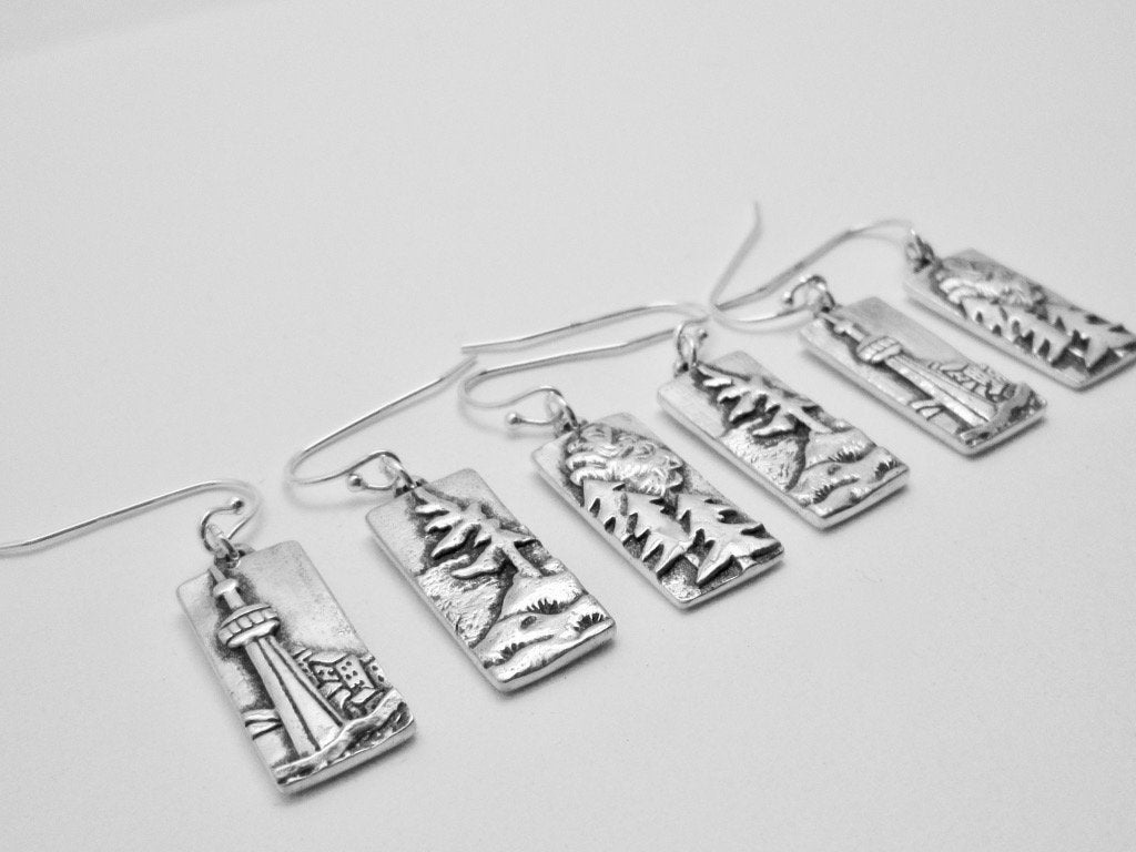 Oh Canada! Mix and Match earrings - Amanda Schoppel Art & Wax Carving