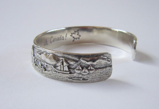 Oh Canada! Cuff Bracelet - Amanda Schoppel Art & Wax Carving