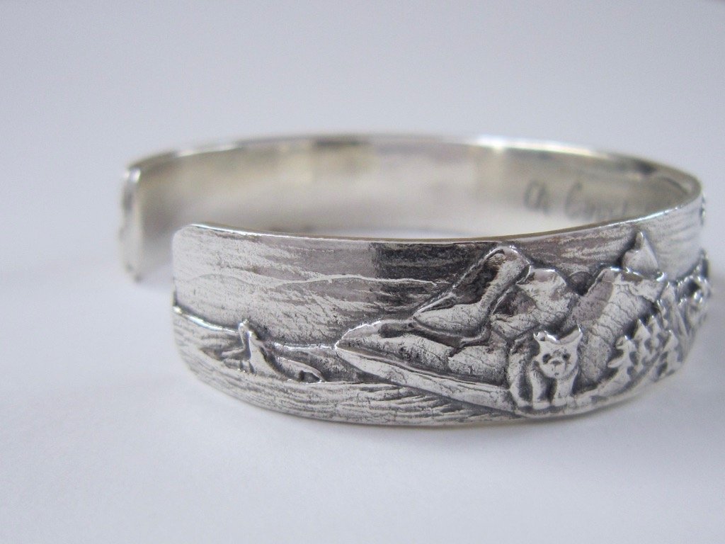 Oh Canada! Cuff Bracelet - Amanda Schoppel Art & Wax Carving