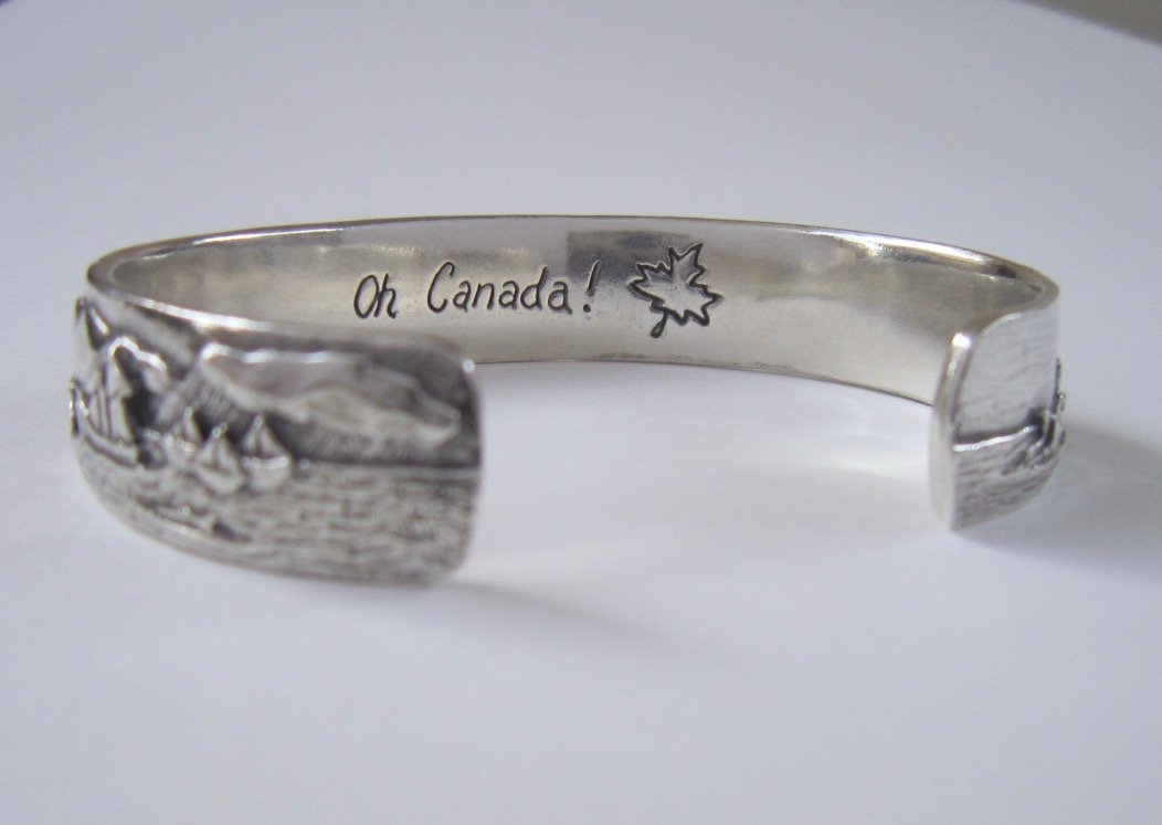 Oh Canada! Cuff Bracelet - Amanda Schoppel Art & Wax Carving