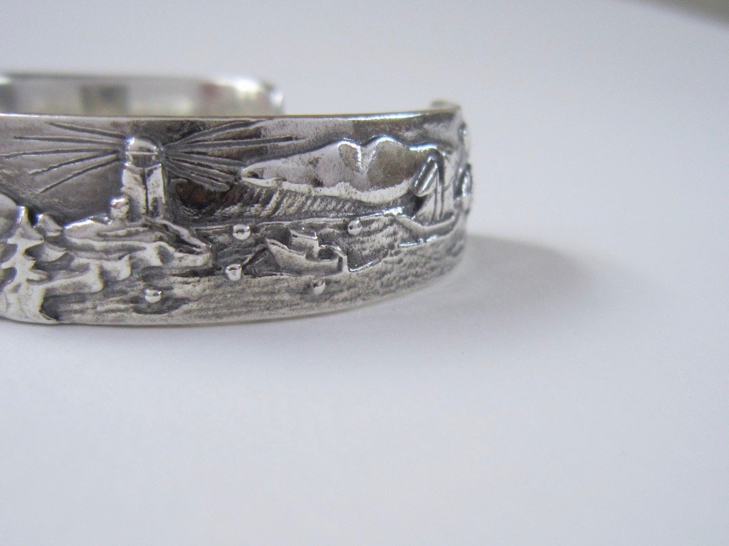 Oh Canada! Cuff Bracelet - Amanda Schoppel Art & Wax Carving