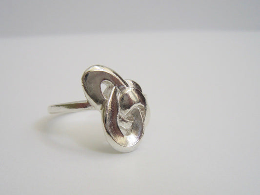 Knotted Infinity Ring - Amanda Schoppel Art & Wax Carving