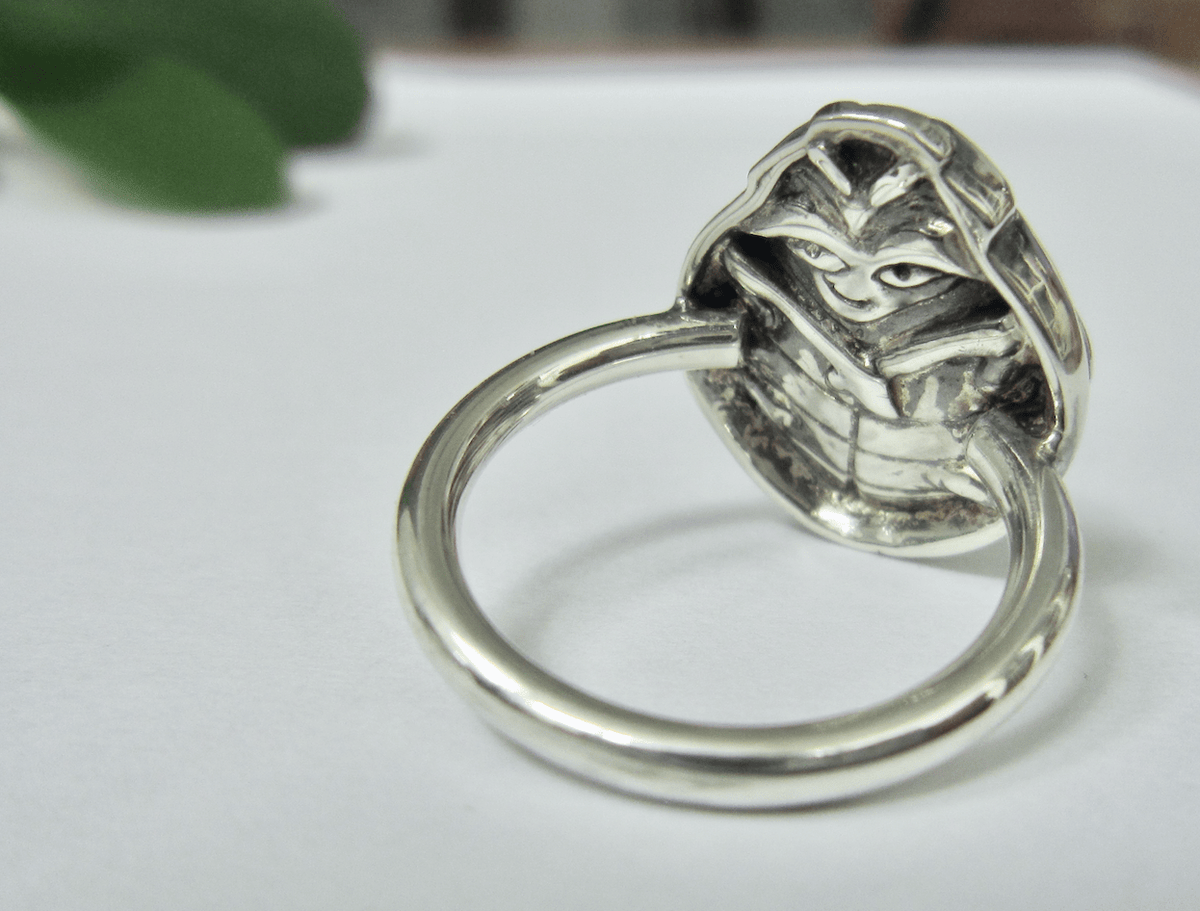 Lucy Ladybug Ring - Amanda Schoppel Art & Wax Carving